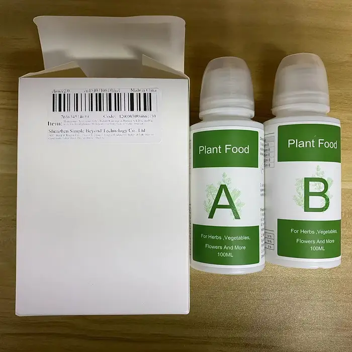 Aliments pour plantes, nutriments hydroponiques A et B pour plantes