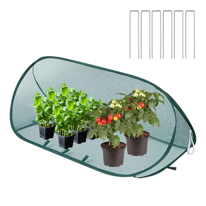 Filet de protection pop-up pour plantes de jardin
