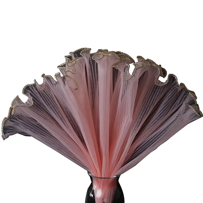 Phnom Penh Edge Wave Pearl Tulle Flower Wrapping Net Floral Bouquet Inner Lining Material Gift Box DIY Sewing Supplies Craft Pa