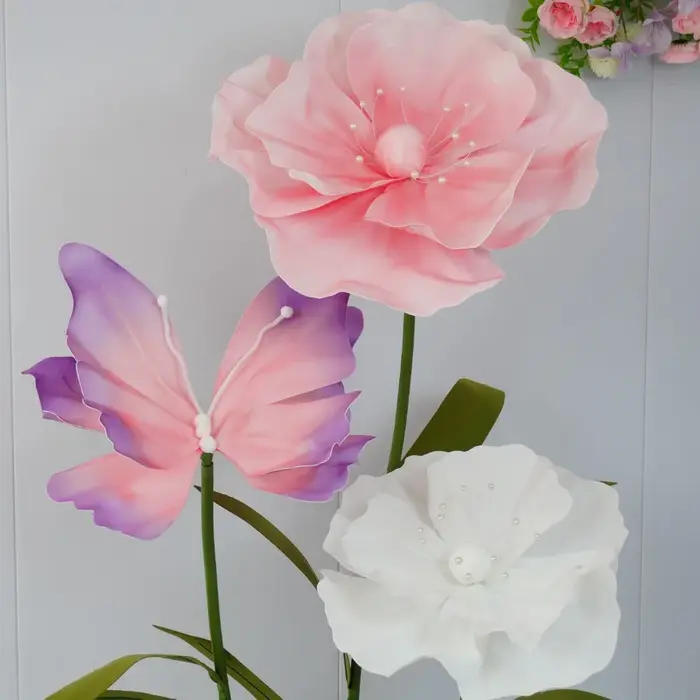 Fleurs artificielles géantes 170cm