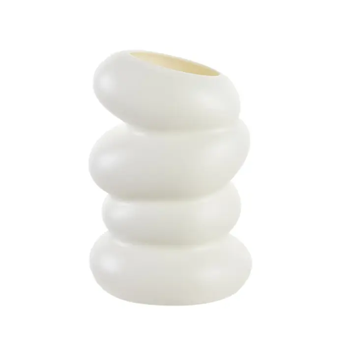 Vase en plastique Imitation en céramique Pots de fleurs mariage maison chambre jardin extérieur Tabl