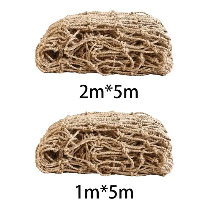 Filet de Support pour plantes, treillis en Jute rétro pour plantes grimpantes, balcon de pois