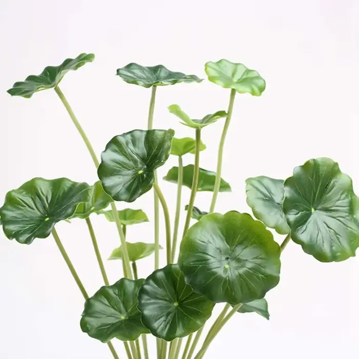 Plantes Artificielles Feuille de Lotus Matériel de Rempotage Décoration de Fête Jardin Domestique Piscine