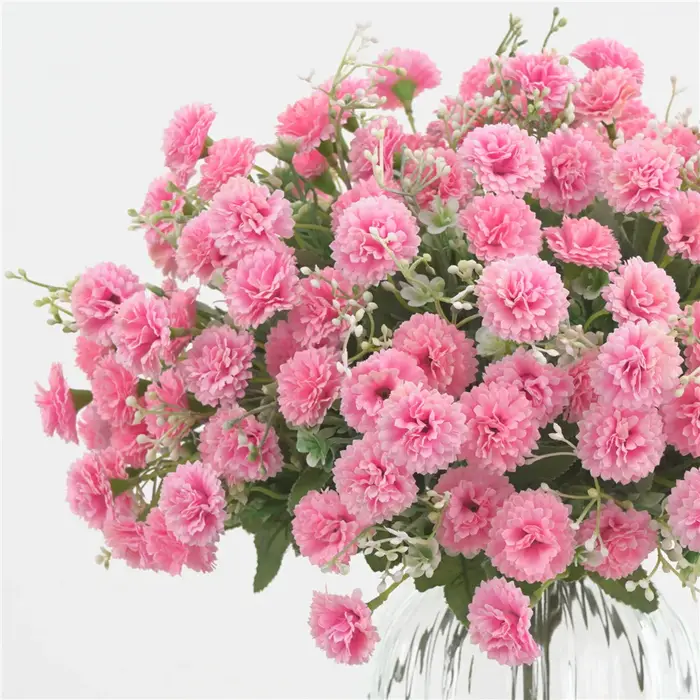 20 têtes de fleurs 1 bouquet de style européen