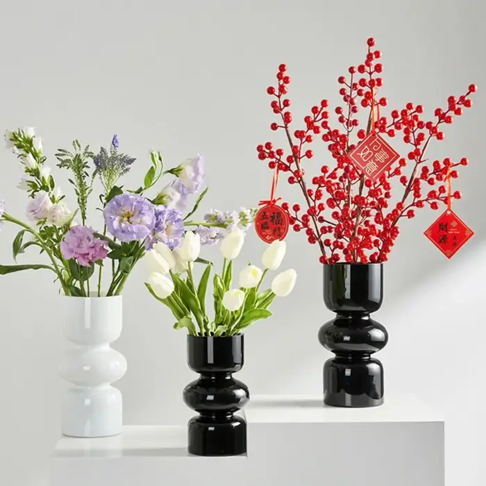 Vase décoratif en verre pour plantes d'ornement