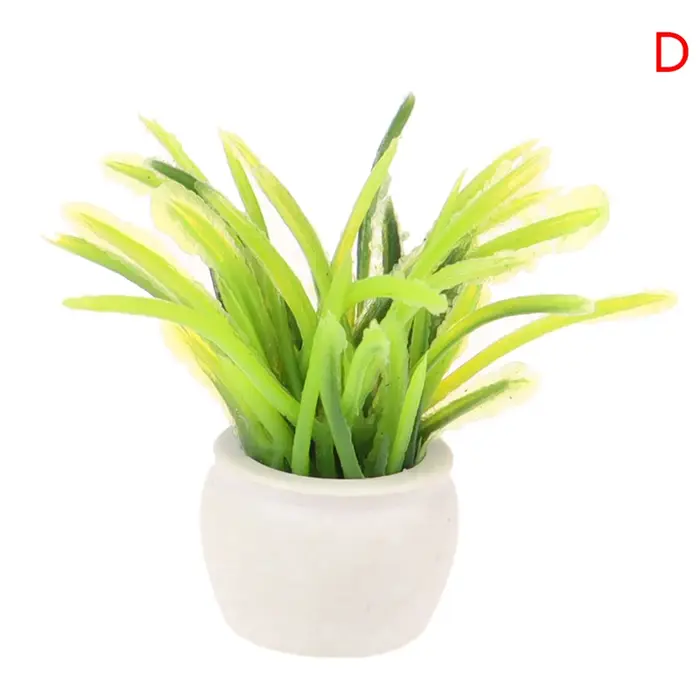 Mini plante en pot l'inventaire, modèle de plante verte, maison de courses, arbre, meubles de maison