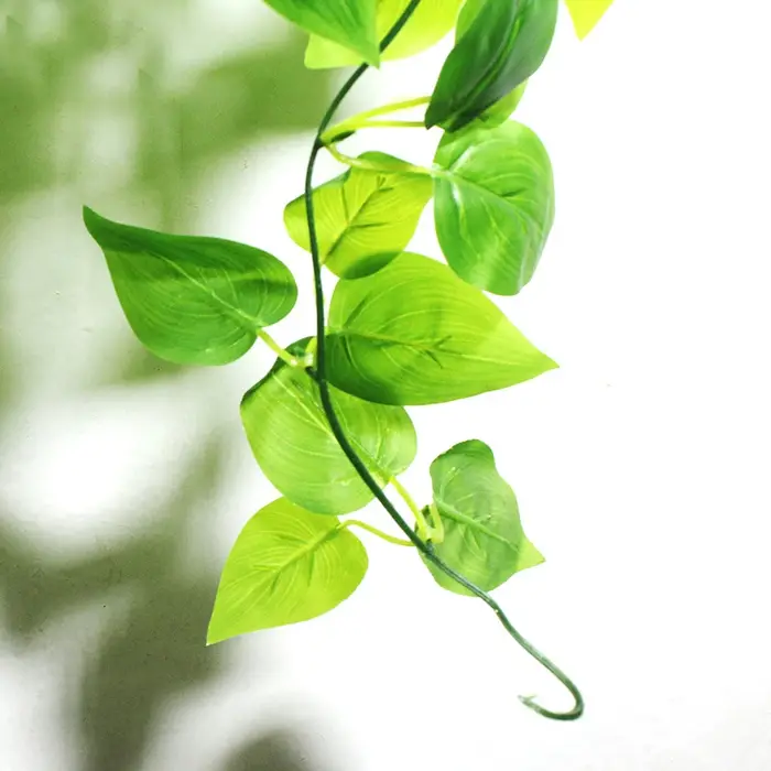 10 pièces plantes suspendues artificielles faux Scindapsus lierre feuilles de vigne mur maison chambre Patio intérieur extérieur décor 1 M/39 pouces en gros XB