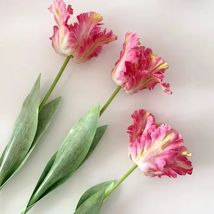 Fleur de tulipe artificielle de haute qualité