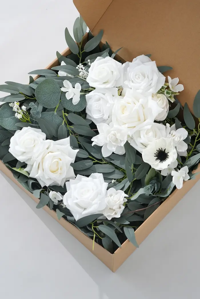 Guirlandes de fleurs en fausse soie