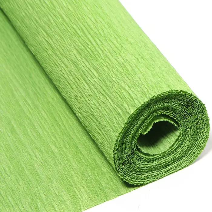 1 rouleau de papier crépon coloré fait main 250x50cm, papier crépon froissé pour origami, artisanat,