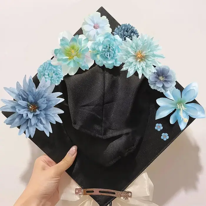 Têtes de fleurs artificielles mixtes