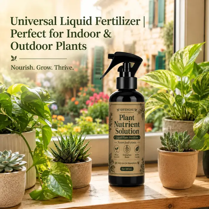 Engrais liquide pour plantes 100 ml, solution nutritive universelle pour plantes d'intérieur et d'extérieur en pot, soin de la croissance des racines et des feuilles, santé des plantes