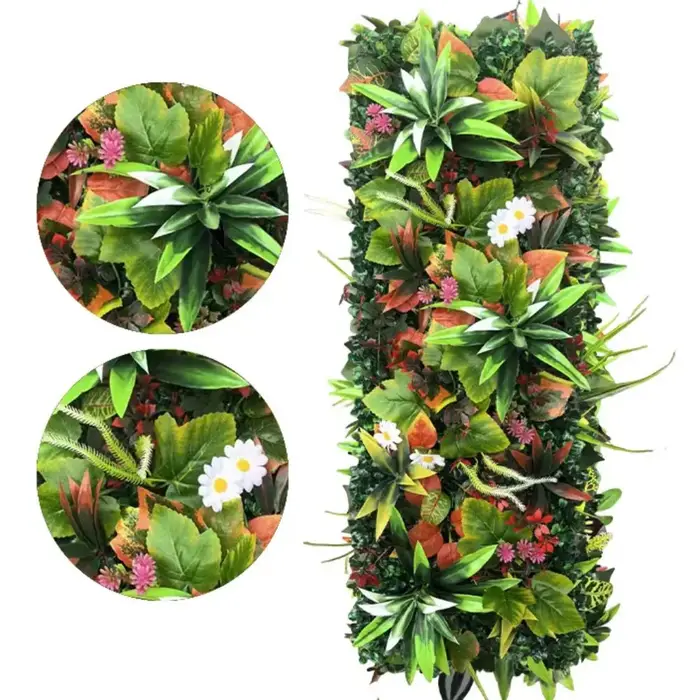 Panneau mural végétal artificiel DIY