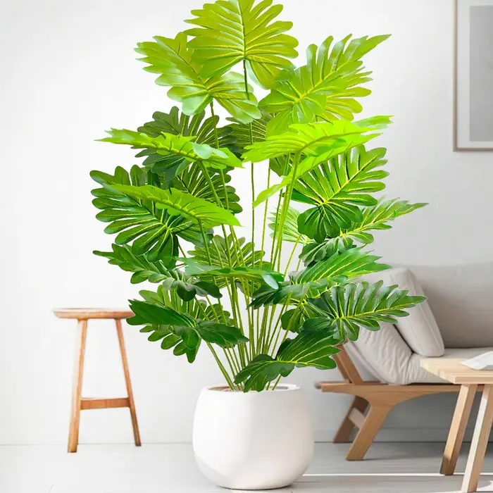 Feuille de philodendron artificielle