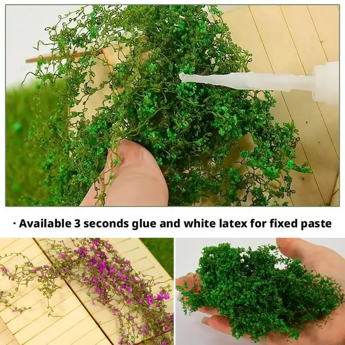 Modèle de vigne grimpante miniature