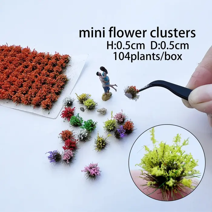 Mini grappes de fleurs