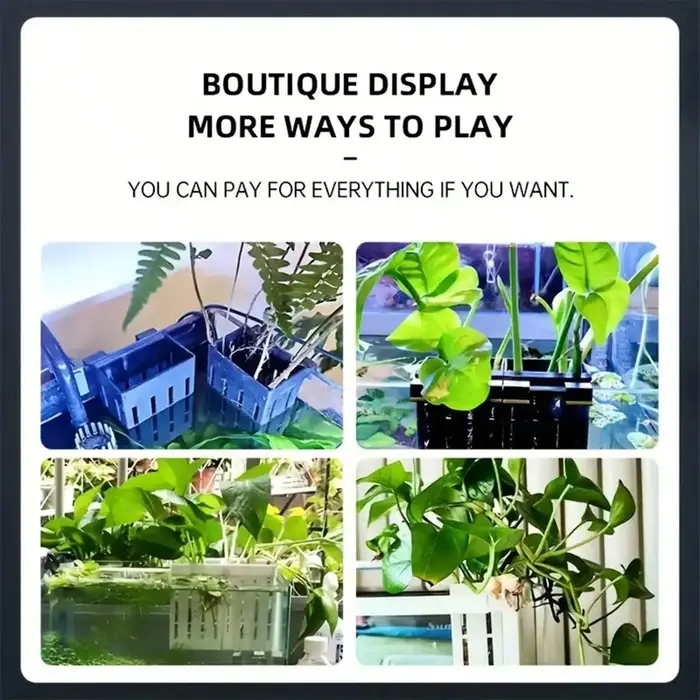 Support pour plantes d'aquarium