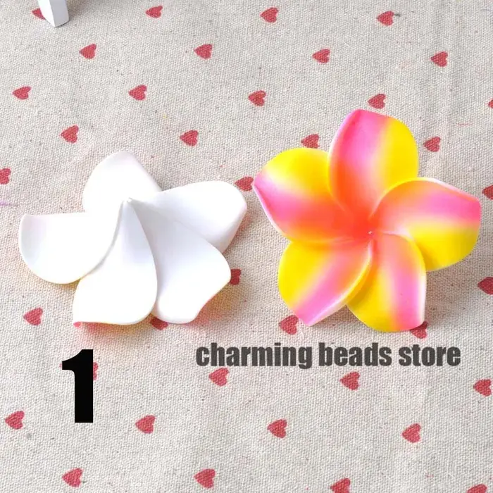 PlumBR-Frangipanier Hawaïen en Mousse, 30 Pièces, Fleur Artificielle pour Décoration de ixde Mariage