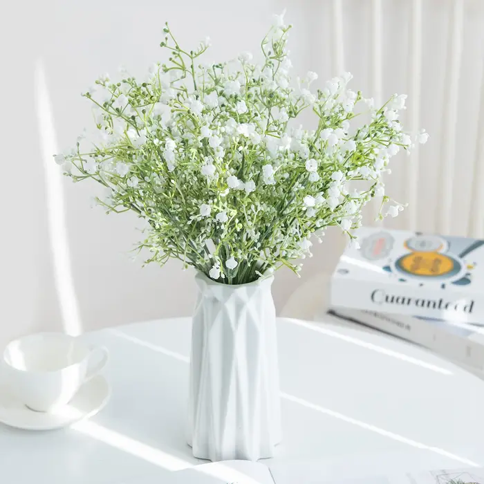 Fleurs et plantes artificielles Gypsophila – Offre Spéciale pour Bouquet de Mariée