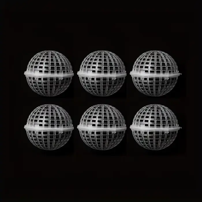 Boules de jardinières suspendues en plastique modernes, 6 pièces, avec trous de Drainage, accessoire