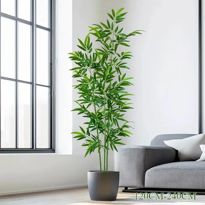 Bambou artificiel vert