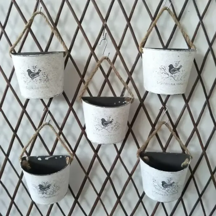 Vase à fleurs mural suspendu