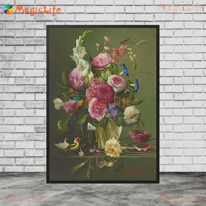 Arrangement de fleurs de pivoine de tournesol Vintage
