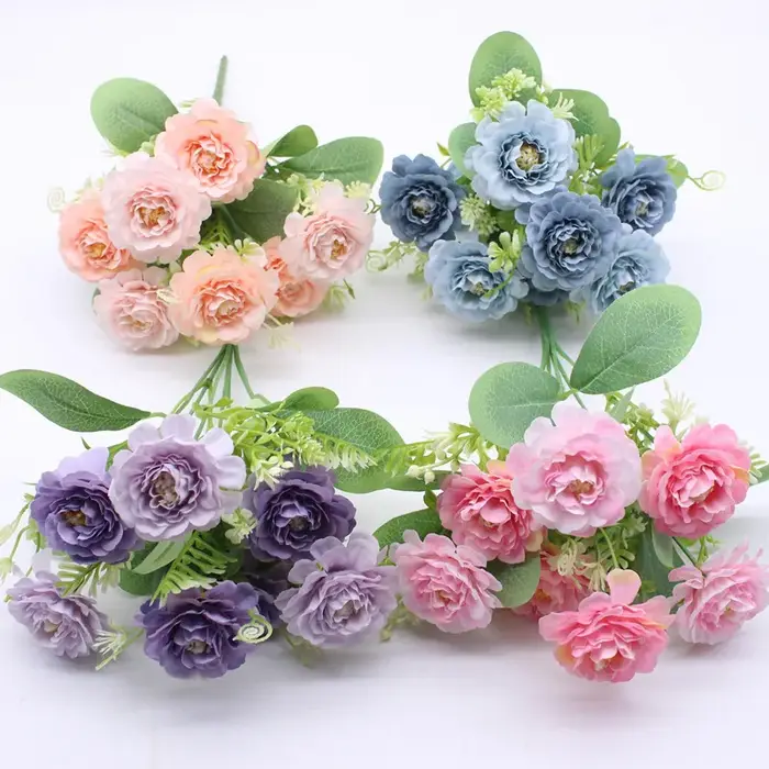 Fleurs artificielles en soie