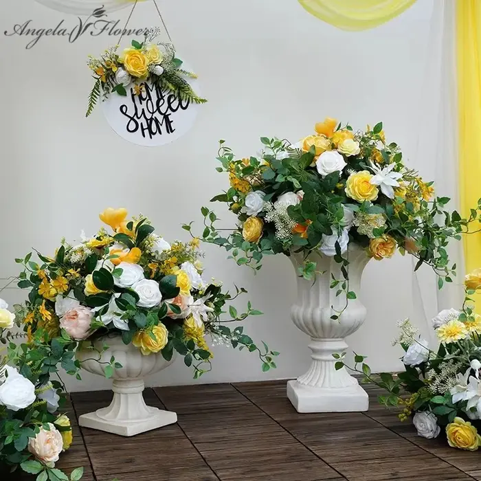 Boules de fleurs vertes
