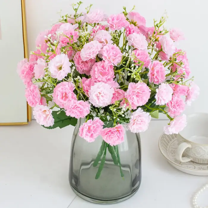 Fleurs Artificielles Œillet pour la Saint-Valentin