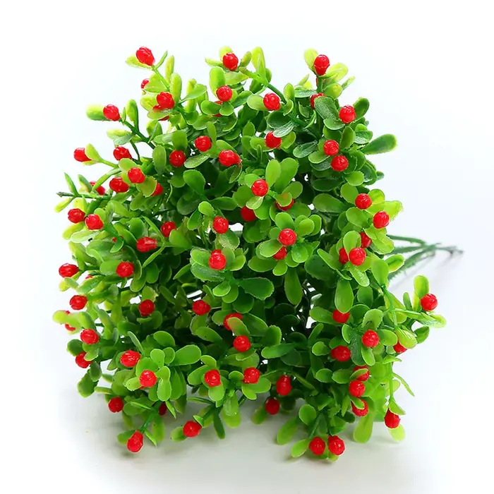 Bouquet d'herbe artificielle de Milan, 6 pièces, fausses plantes vertes, décor de fête de mariage à domicile, accessoires Photo, cespou de Grain de Milan