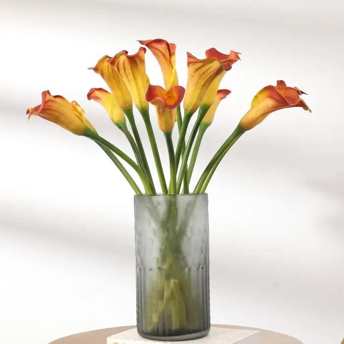 Bouquet de lys Calla, fleurs artificielles
