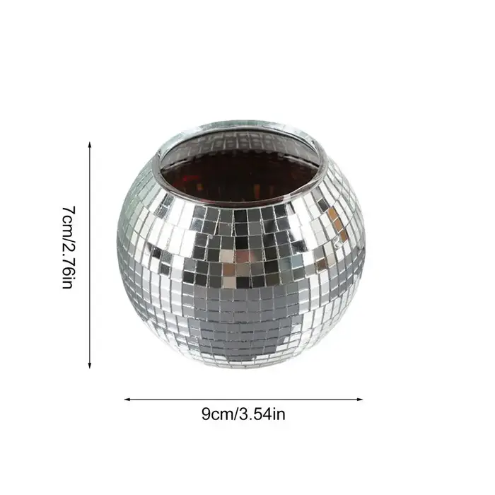 Jardinière boule Disco décor