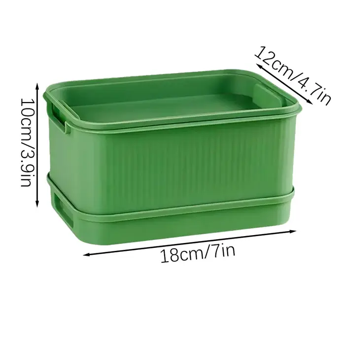 Plateau de germination, Pots de pépinière en plastique, boîte de culture de germes de soja empilable