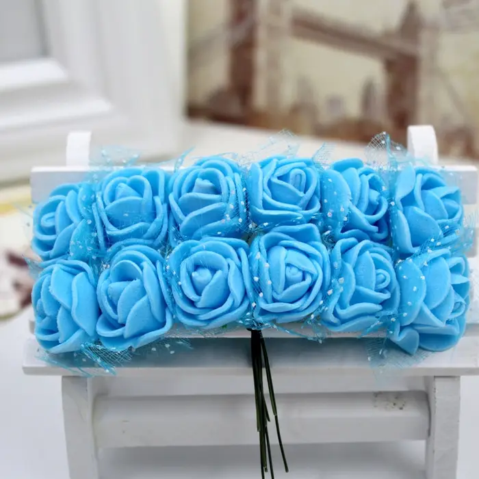 Bouquet de roses artificielles en mousse