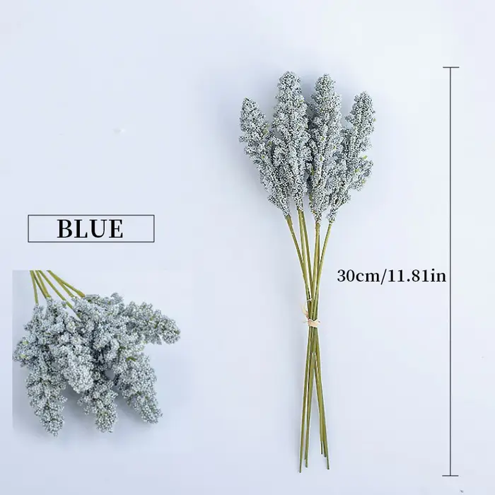6 ensembles de fleurs simulées – plantes simulées multicolores