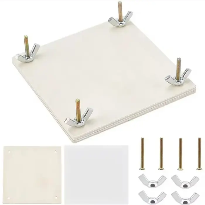 Kit de presse à fleurs en bois 4x4 pouces