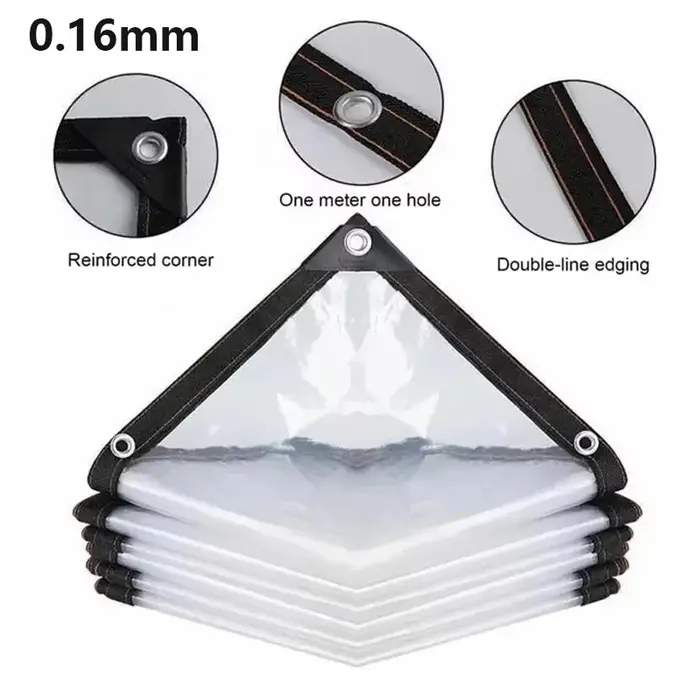 Bâche transparente imperméable pour jardin