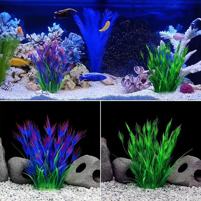 Plantes d'aquarium artificielles