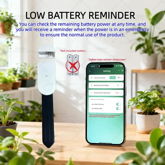 Testeur de sol Zigbee, capteur d'humidité