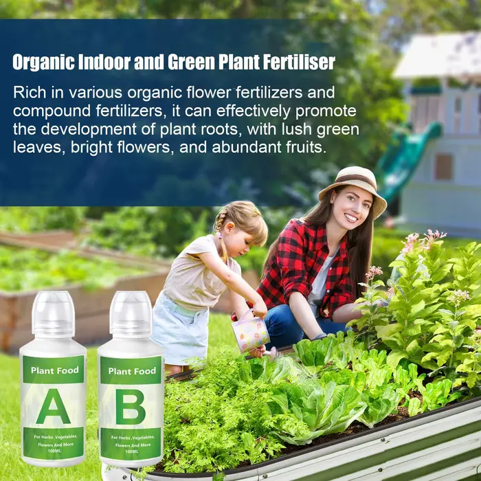 Engrais hydroponique A et B pour plantes de jardin