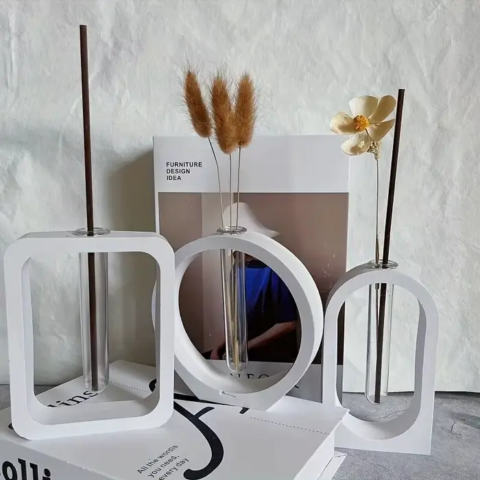 Moule en silicone pour pot de fleur arqué bricolage