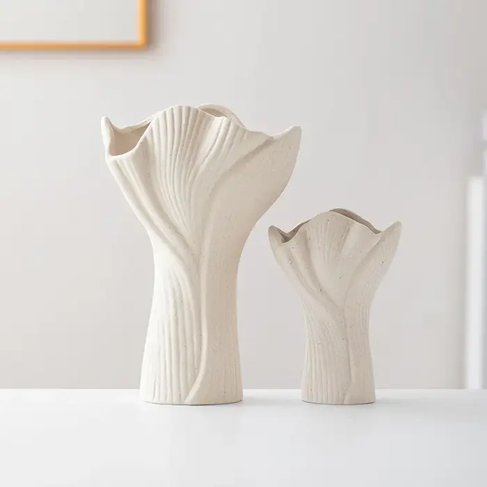 CAPIRON Vase en céramique à fleurs nordiques