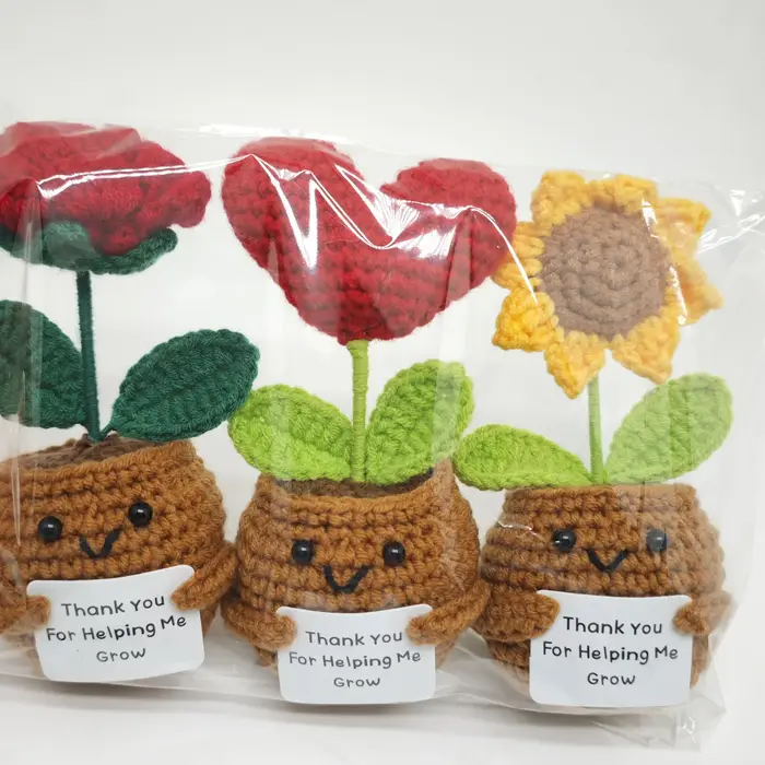 Tulipe artificielle au Crochet
