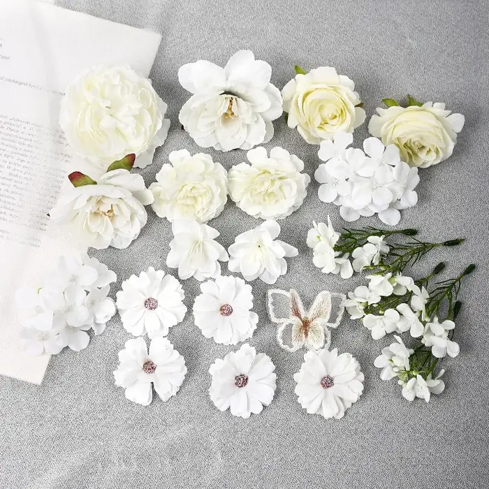 Fleurs artificielles en rose pour la décoration de la maison