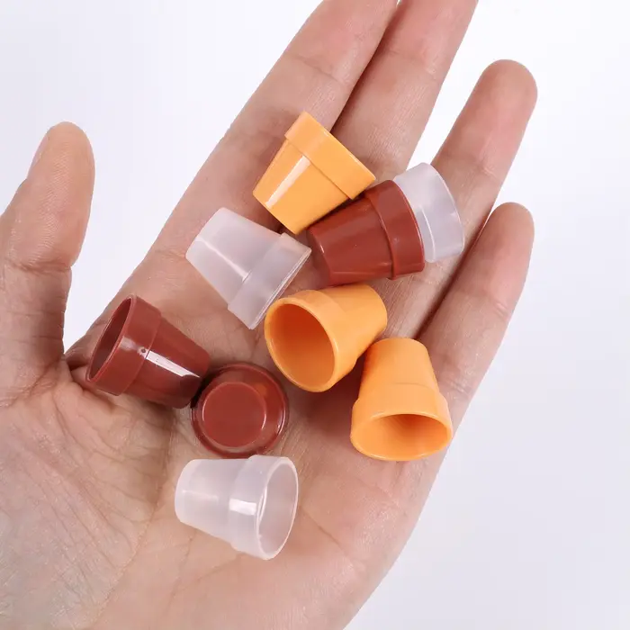 Lot de 5 mini pots en terre cuite pour maison de poupée