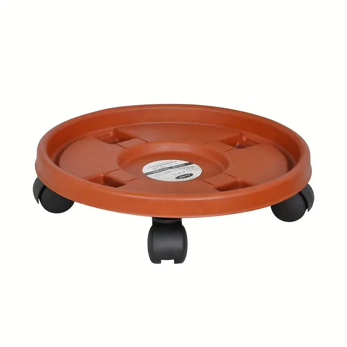 Plateau pour pot de fleurs avec roulettes universelles mobiles