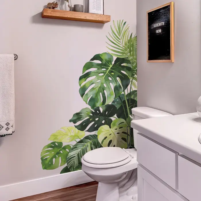 Feuilles de tortue vertes pour chambre à coucher