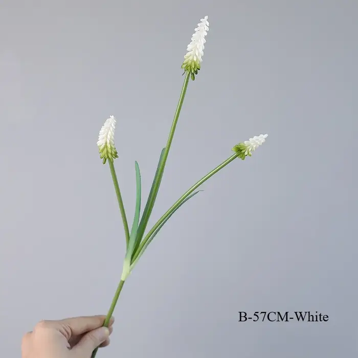 Spray de jacinthe artificielle de 12,6 pouces pour décoration florale de mariage, maison, hôtel, cen
