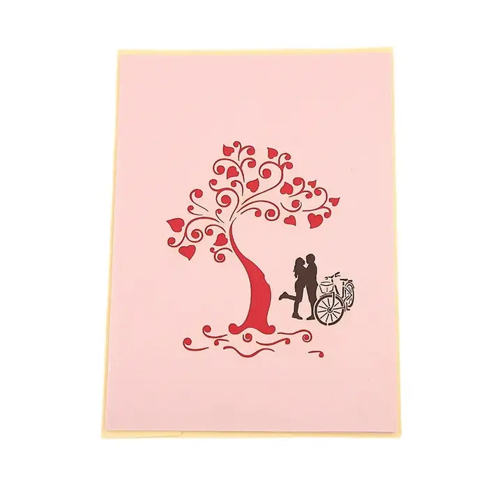 3D Pop Up Flower Greeting Cards Wedding Card Anniversary Thanksgiving Valentines Day Birthday Gift Thank You